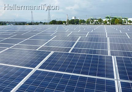 メガソーラー発電所 （栃木県 大田原市)