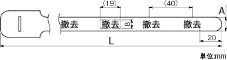 系列绘图与夹紧领带印刷