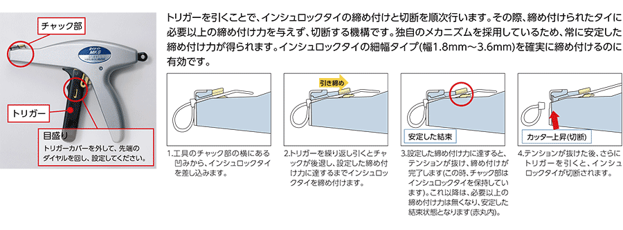 ブランド激安セール会場 ヘラマンタイトン MK9PUA タイメイト 結束工具 インシュロック 結束バンド エアー式